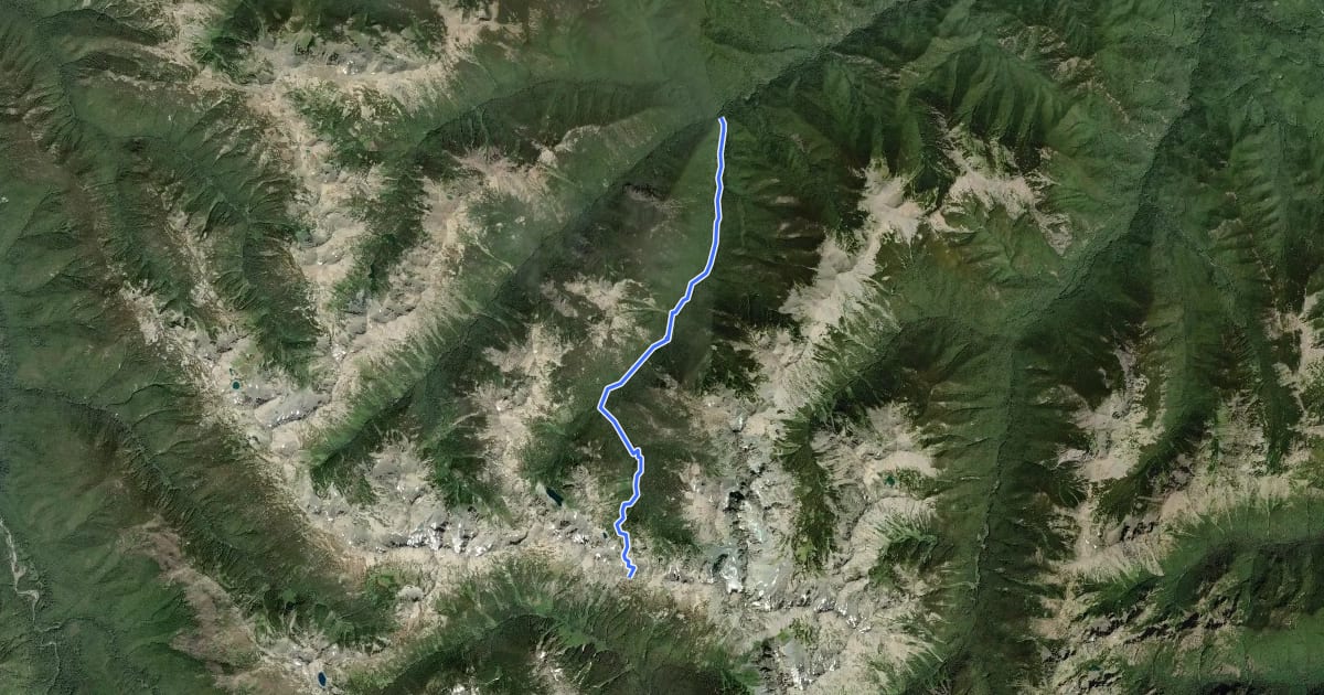Маршрут Upper Gray Wolf River Trail на спутниковом снимке
