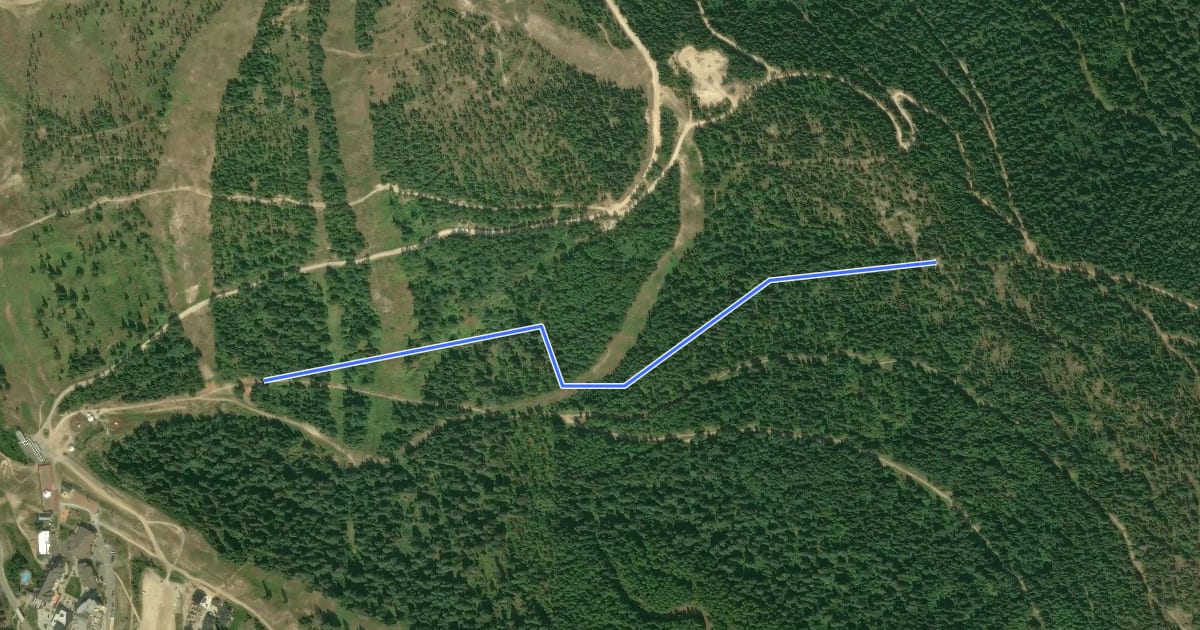 Маршрут Upper GRR на спутниковом снимке