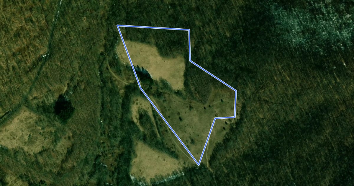 Маршрут Upper Meadow Loop на спутниковом снимке