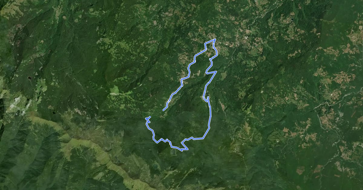 Маршрут Val Cedra (3) на спутниковом снимке