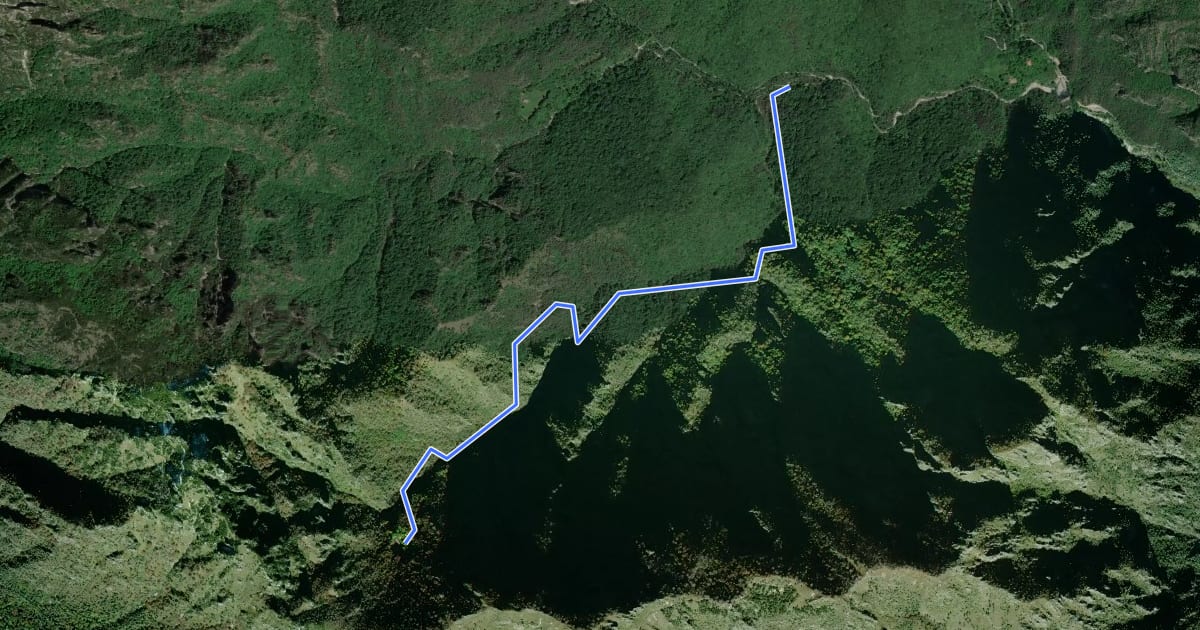Маршрут Val della Puria на спутниковом снимке