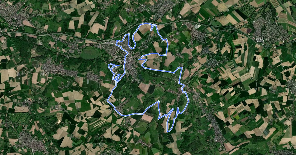 Маршрут Valkenburg Cauberg на спутниковом снимке