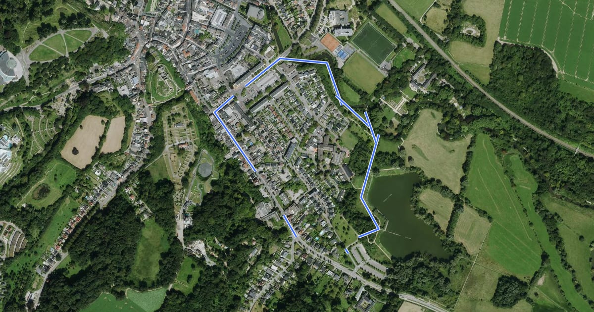 Маршрут Valkenburg Va3 на спутниковом снимке
