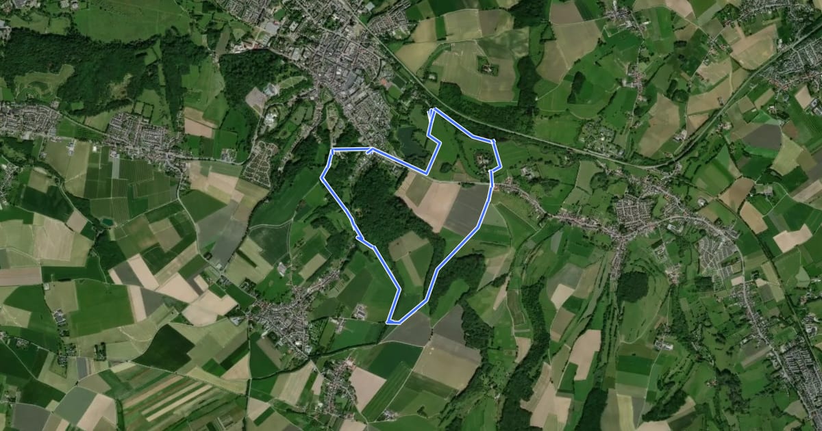 Маршрут Valkenburg Va6 на спутниковом снимке