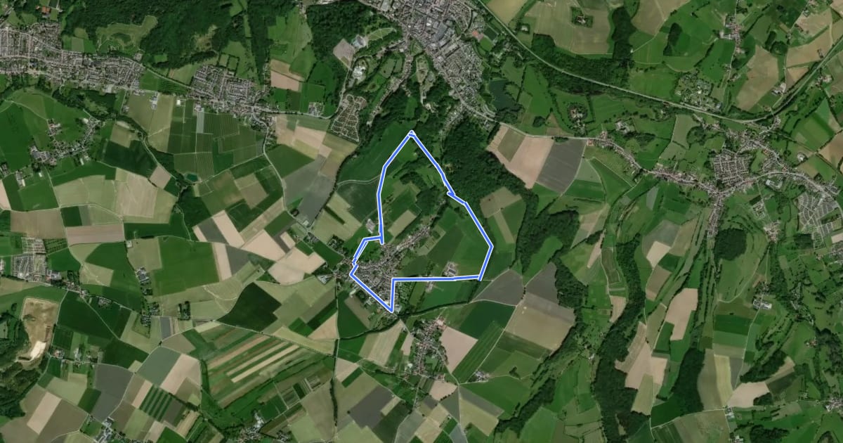 Маршрут Valkenburg Va9 на спутниковом снимке