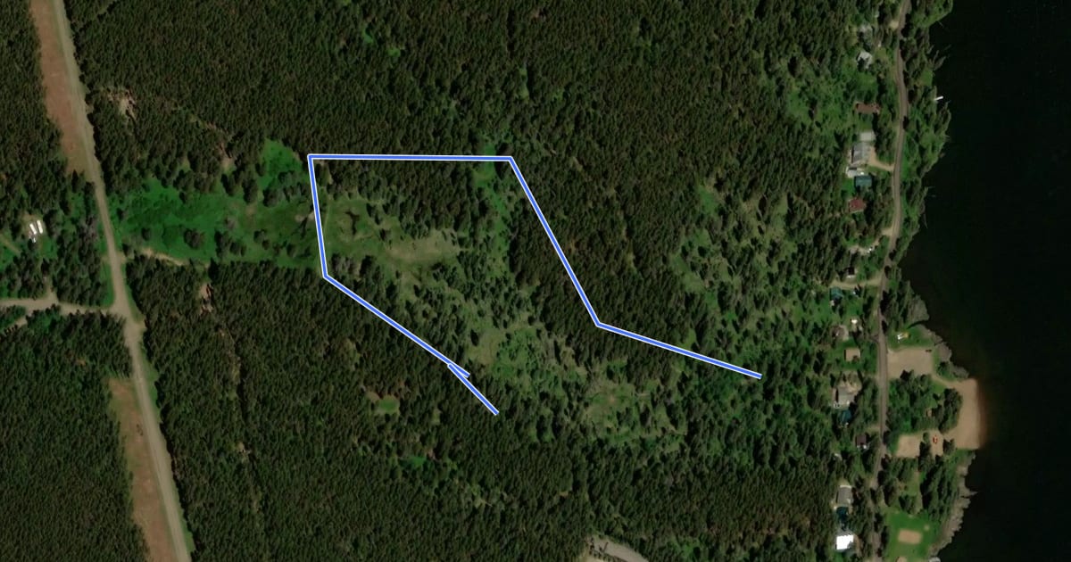 Маршрут Valley of the Windfall Interprative Trail на спутниковом снимке