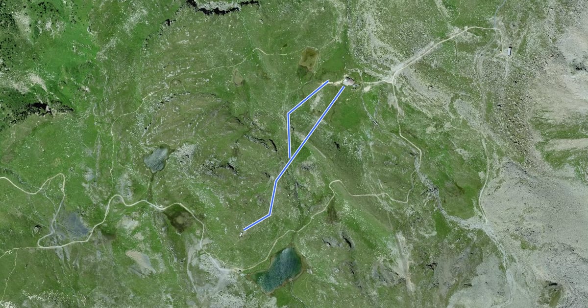 Маршрут Valtellina на спутниковом снимке