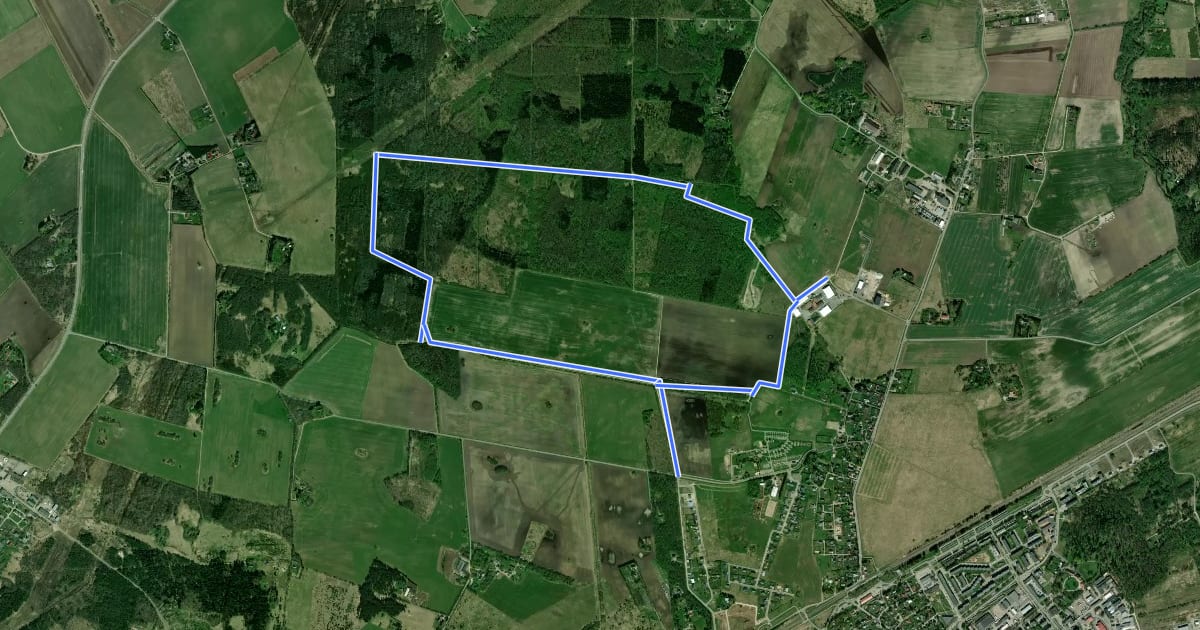 Маршрут Vanamõisa matkarada 6,5 km на спутниковом снимке