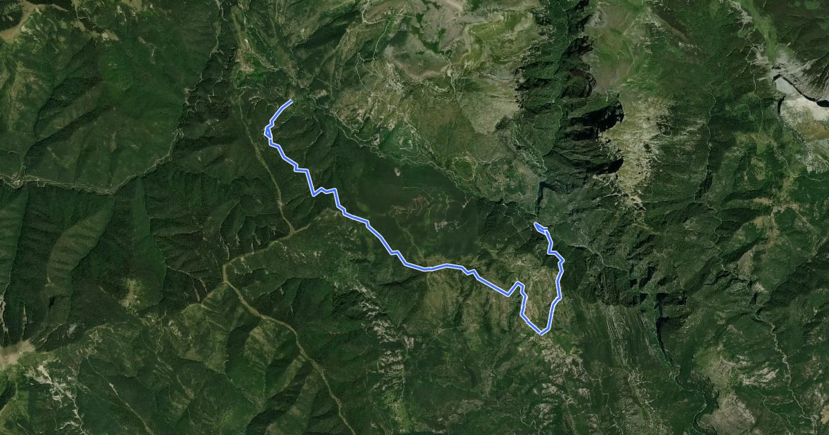 Маршрут Variante GR 15.1: San Úrbez – Vió – Buerba – Buisán на спутниковом снимке