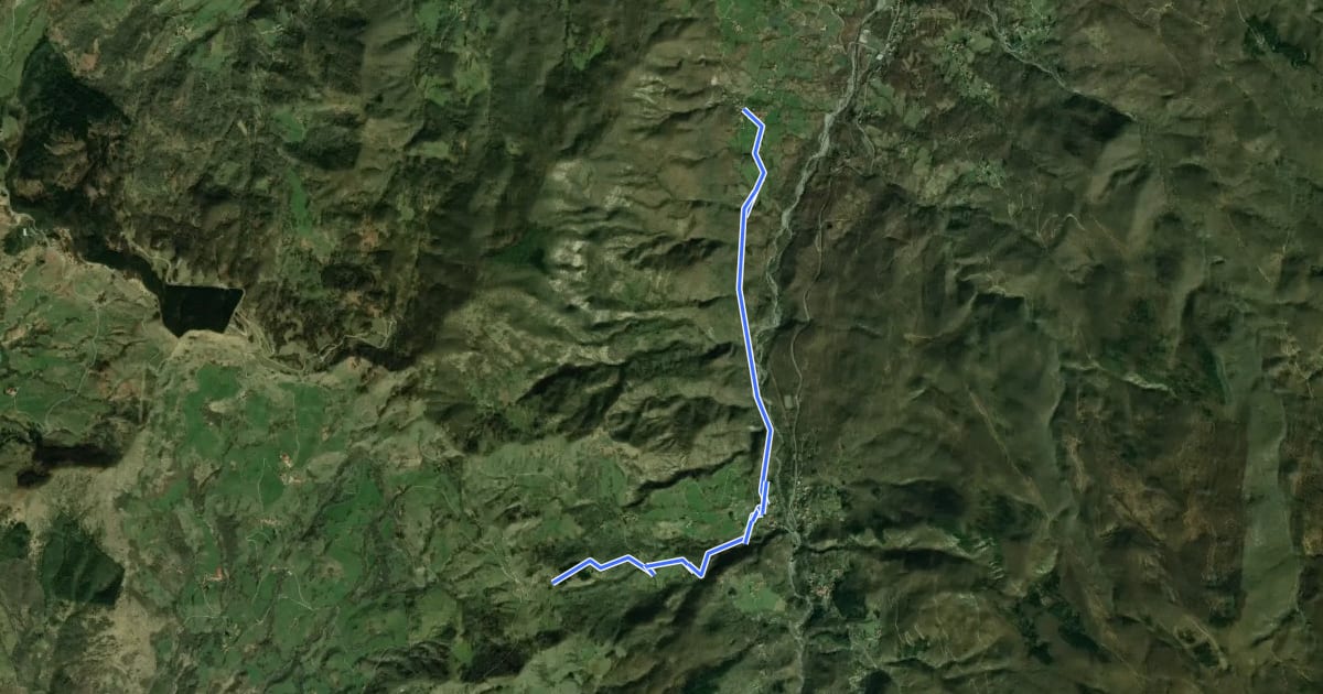 Маршрут "Variante Percorso Comunità Montana Val Taro" Groppo - Montegroppo - Passo della Cappelletta на спутниковом снимке