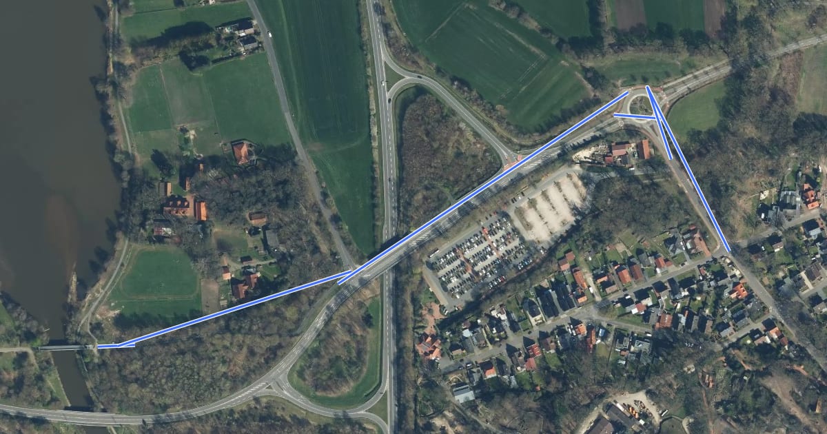 Маршрут Vechtetalroute - 02alt на спутниковом снимке