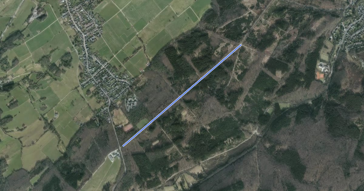 Маршрут Venwegen Rundweg A2 на спутниковом снимке
