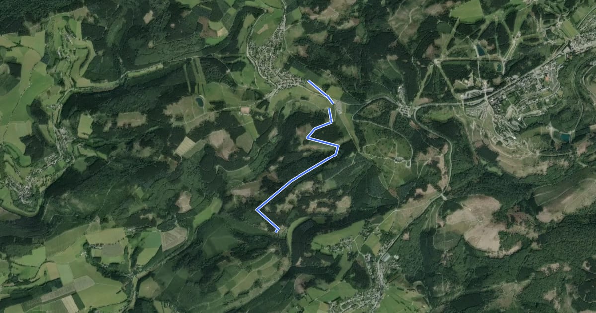 Маршрут Verbindungsloipe Altastenberg Jagdhütten на спутниковом снимке