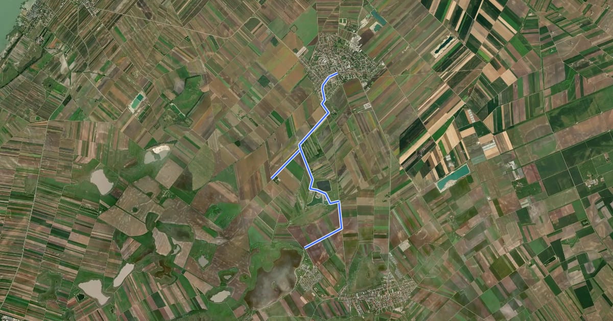 Маршрут Verbindungsradweg St. Martins Therme (B28) на спутниковом снимке