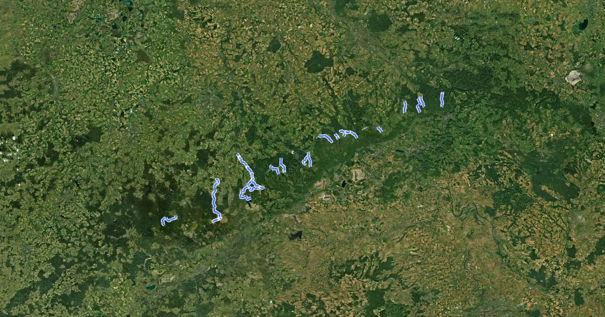 Маршрут Verbindungsrouten - SäM/I-6 und Route 23 на спутниковом снимке