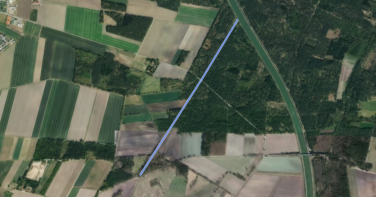 Маршрут Verbindungsweg Maschberg - Elbe-Seitenkanal на спутниковом снимке