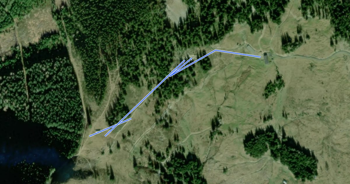 Маршрут Verbindungsweg Moaralm-Wanderweg 56 на спутниковом снимке