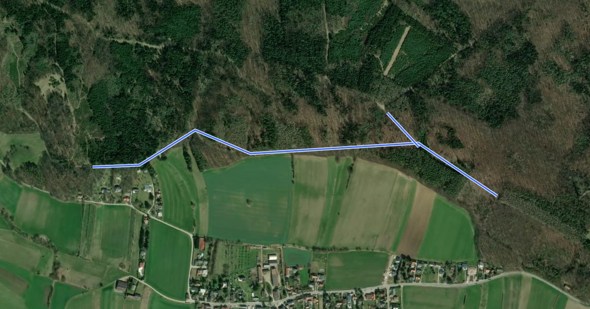 Маршрут Verbindungsweg Reisetberg-Strecke на спутниковом снимке