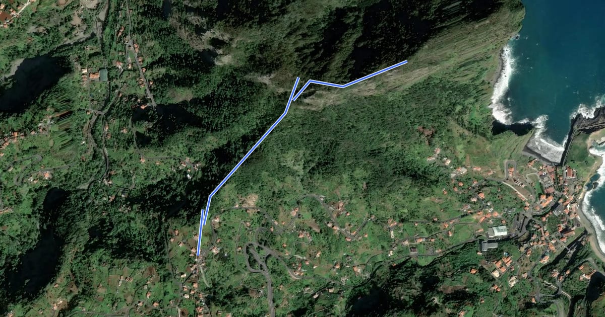 Маршрут Vereda da Penha D'Aguia на спутниковом снимке