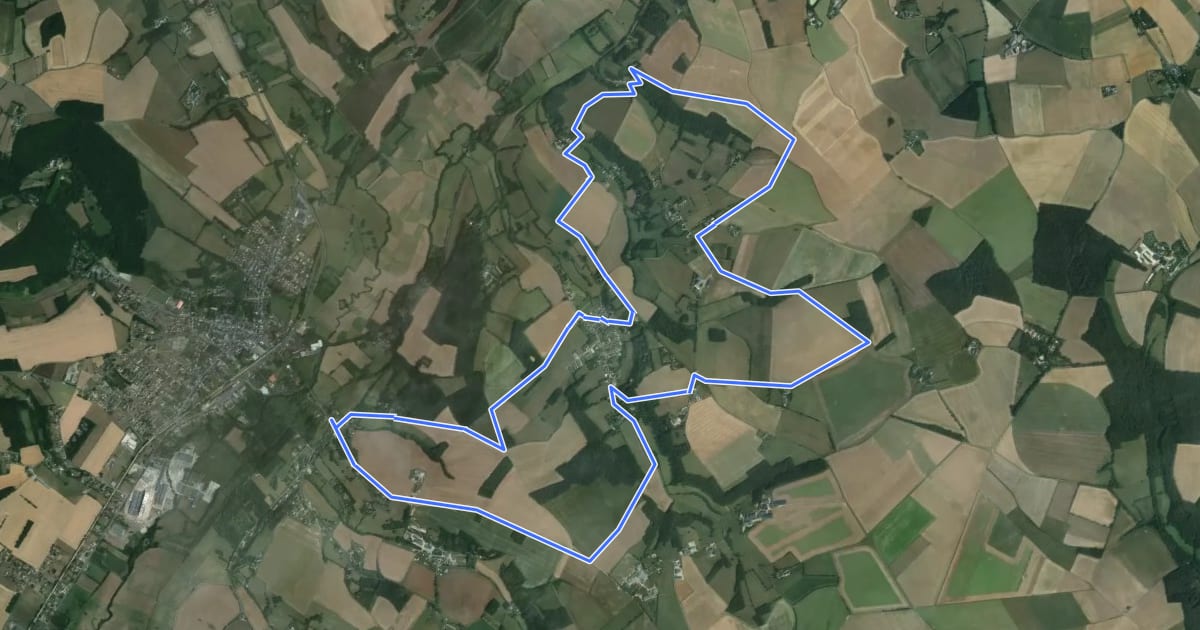 Маршрут Vers Bessé-sur-Braye на спутниковом снимке