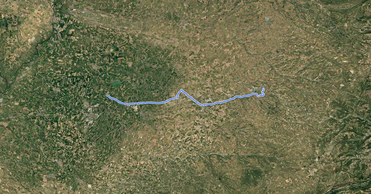 Маршрут Via cicloturística InterCatalunya - Etapa 02 на спутниковом снимке