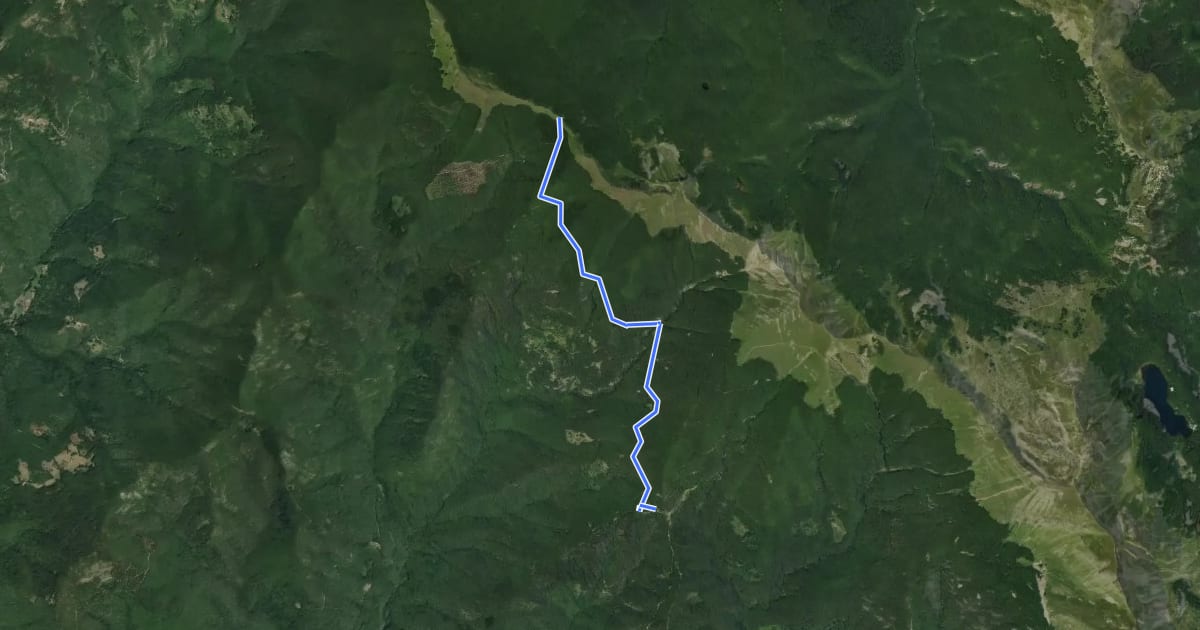 Маршрут Via dei Remi на спутниковом снимке