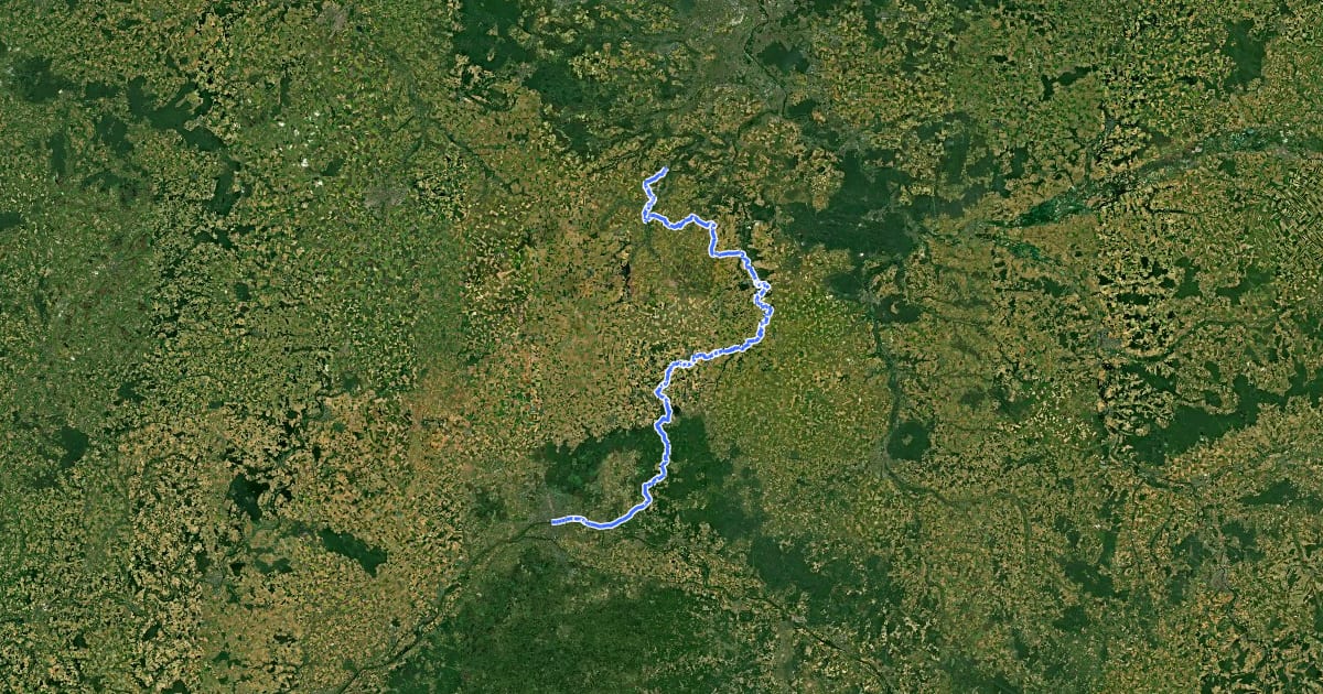 Маршрут Via Turonensis par Orléans, Etréchy - Orléans на спутниковом снимке