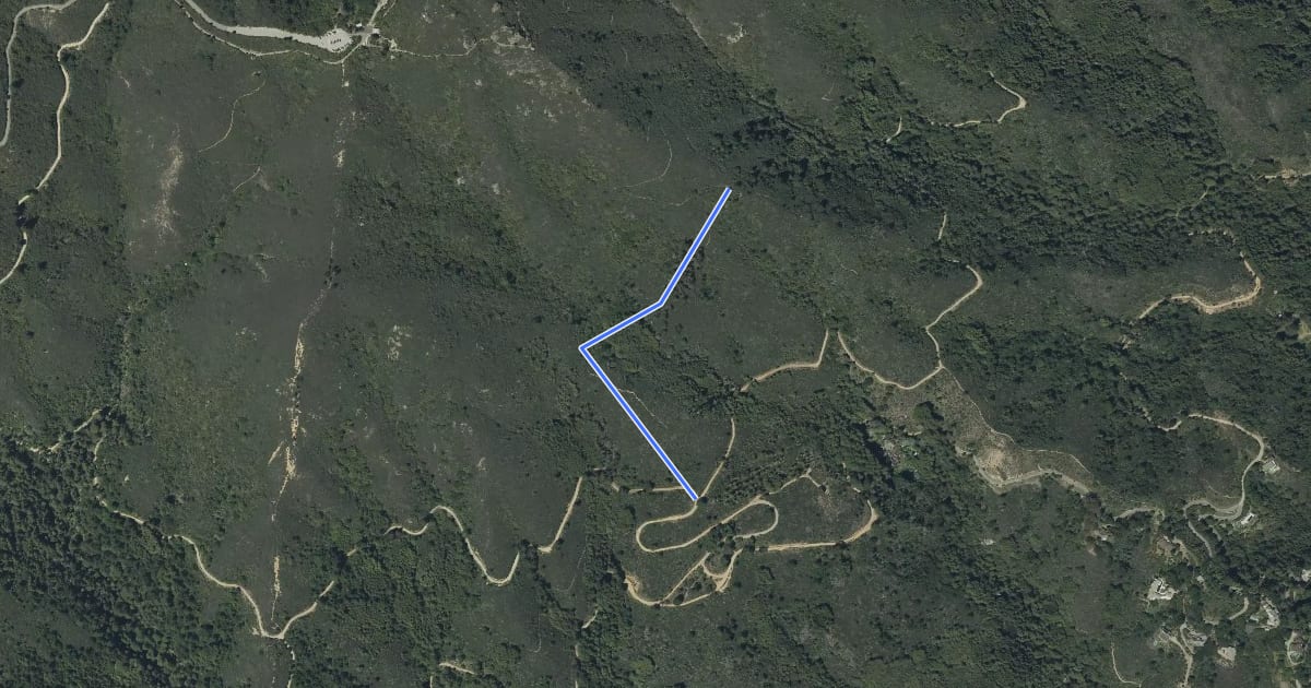 Маршрут Vic Haun Trail на спутниковом снимке