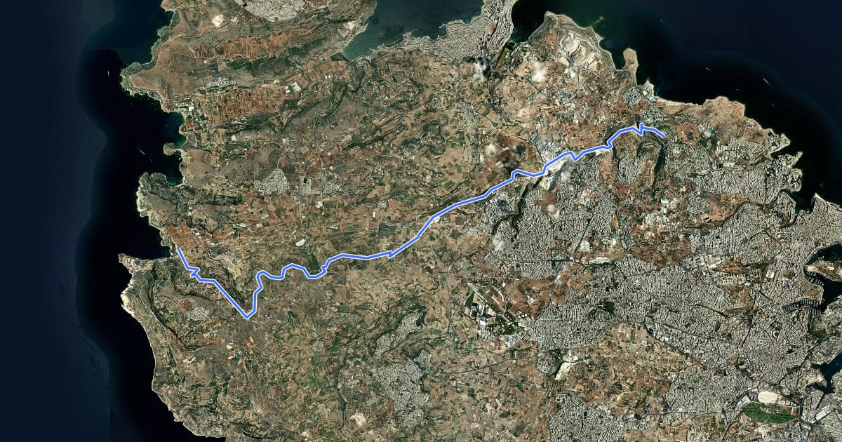 Маршрут Victoria Lines на спутниковом снимке
