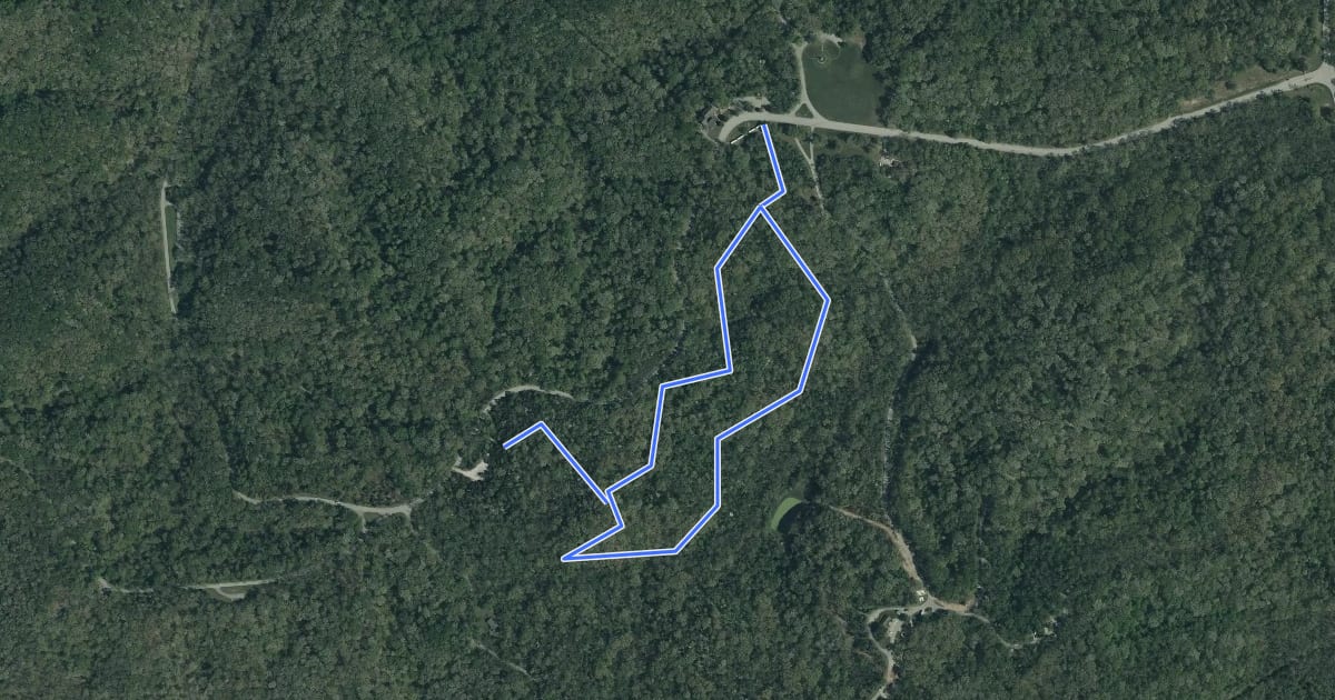 Маршрут Virginia Day Memorial Nature Trail на спутниковом снимке