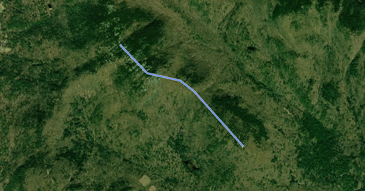 Маршрут Vista Trail на спутниковом снимке