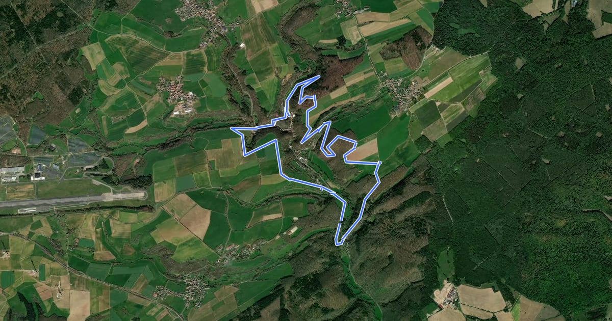 Маршрут Vitaltour Schlossweg на спутниковом снимке