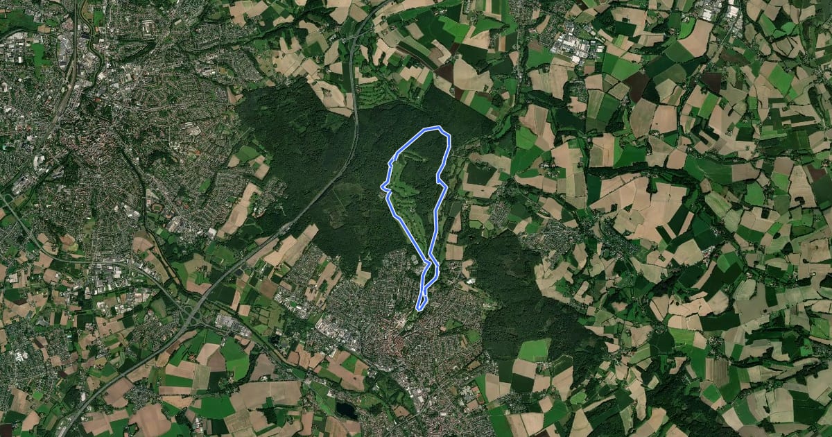Маршрут VitalWanderWelt Obernberg на спутниковом снимке