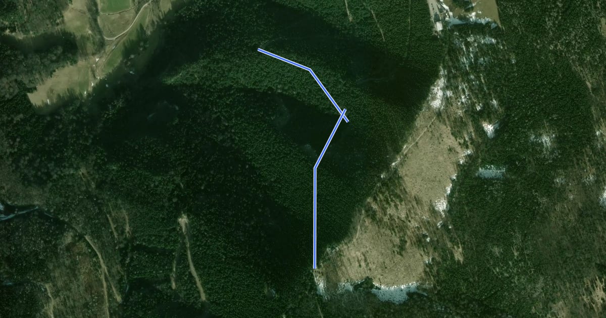 Маршрут Vom Kleinekanzelsteig zum Kanzelweg beim kleinen Plackles на спутниковом снимке