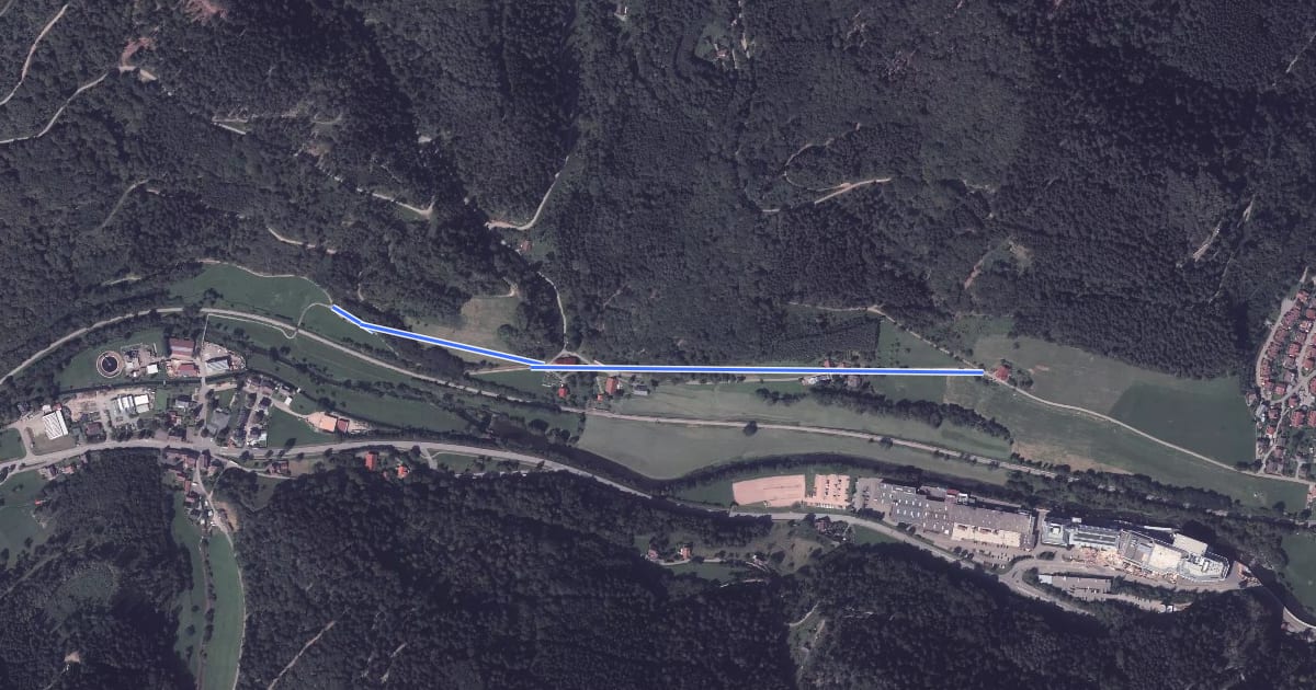 Маршрут Vor Leubach - Vor Eulersbach на спутниковом снимке