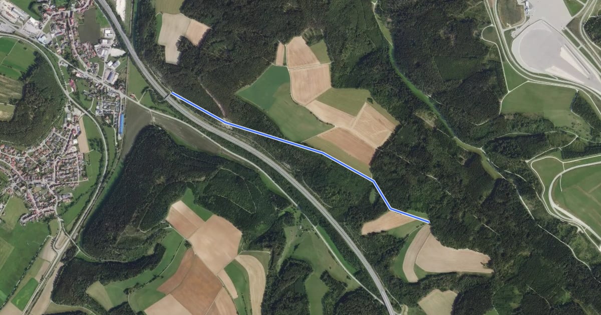 Маршрут Vorderer Gauert - Bühlhalden на спутниковом снимке
