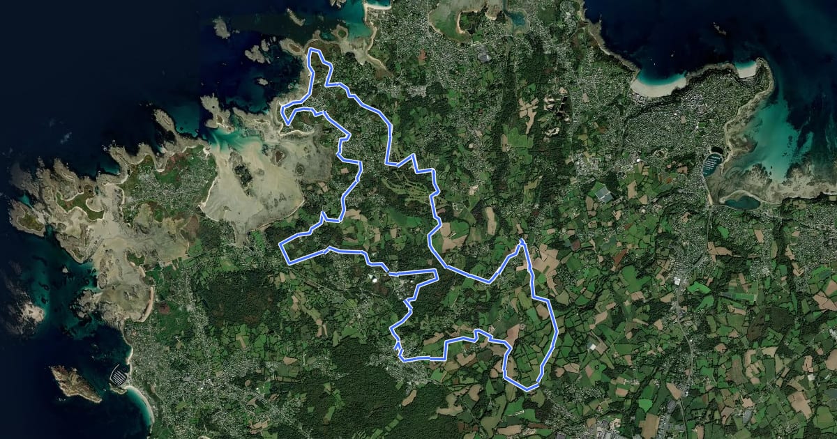 Маршрут VTT 22 Circuit No. 59 на спутниковом снимке