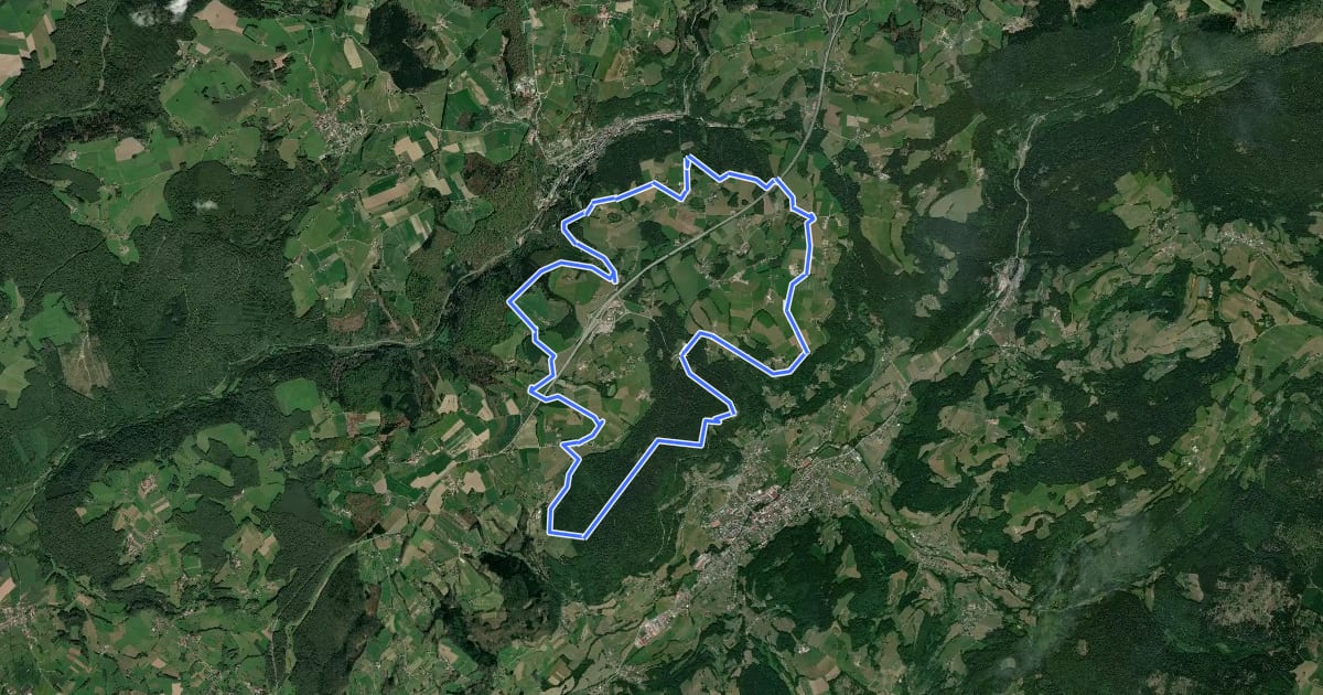 Маршрут VTT AC1 на спутниковом снимке