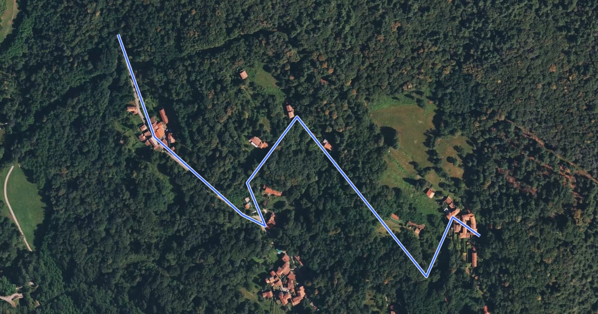 Маршрут VU7A на спутниковом снимке