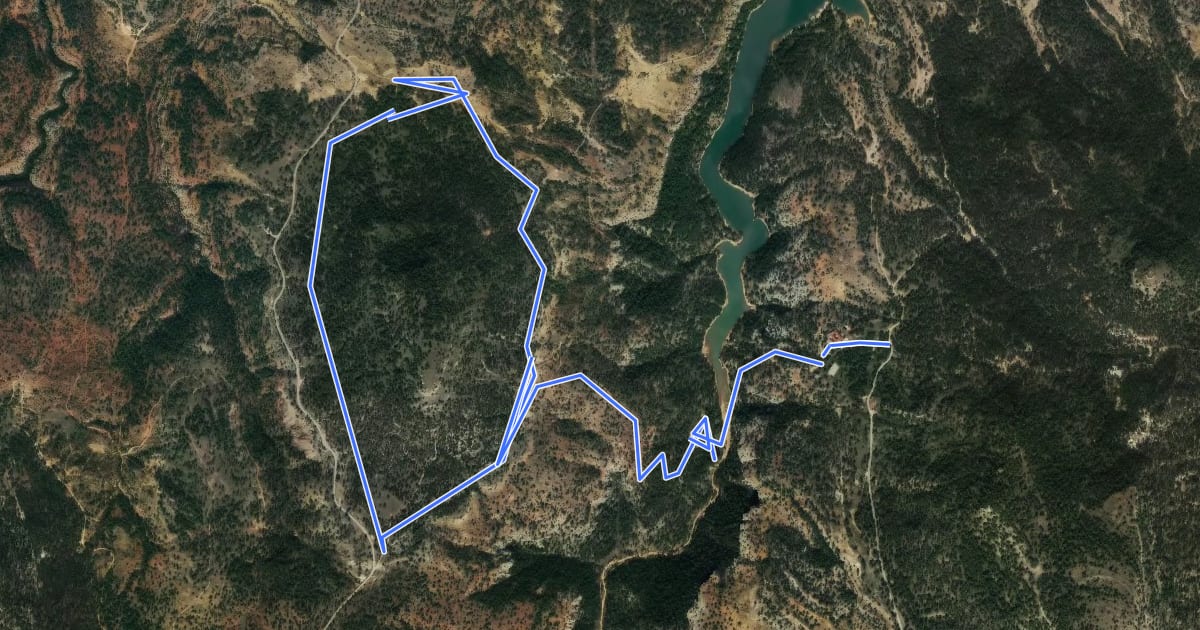 Маршрут Vuelta a la Modorra. Buenache de la Sierra на спутниковом снимке