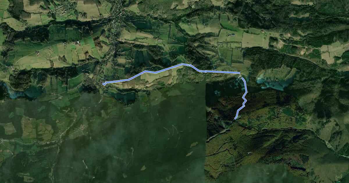 Маршрут Wöllersdorf - Hochberg - Schöpflhütte (Matraswarte) на спутниковом снимке
