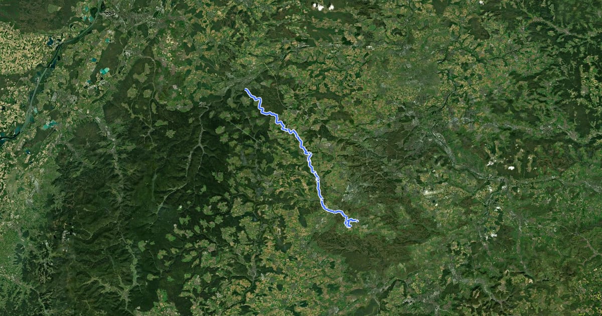 Маршрут Würm.Rad.Weg - Start Holzgerlingen на спутниковом снимке