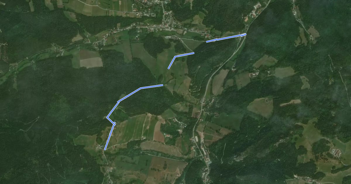 Маршрут Waidmannsfeld/Landesstraße L138 - Hundsgrube - Frohnberg на спутниковом снимке