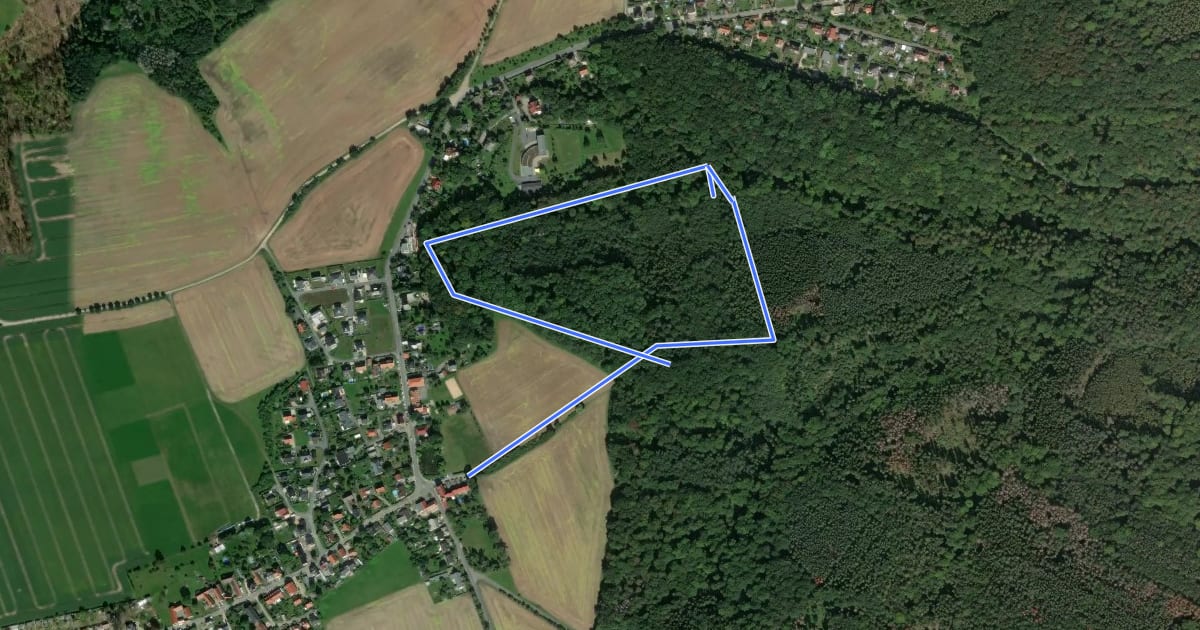 Маршрут Wald und Natur Erlebnisrundweg Ernsee на спутниковом снимке