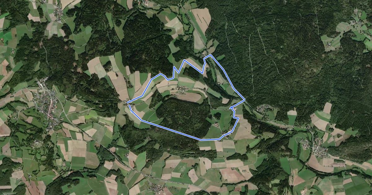 Маршрут Waldeck Rundweg на спутниковом снимке