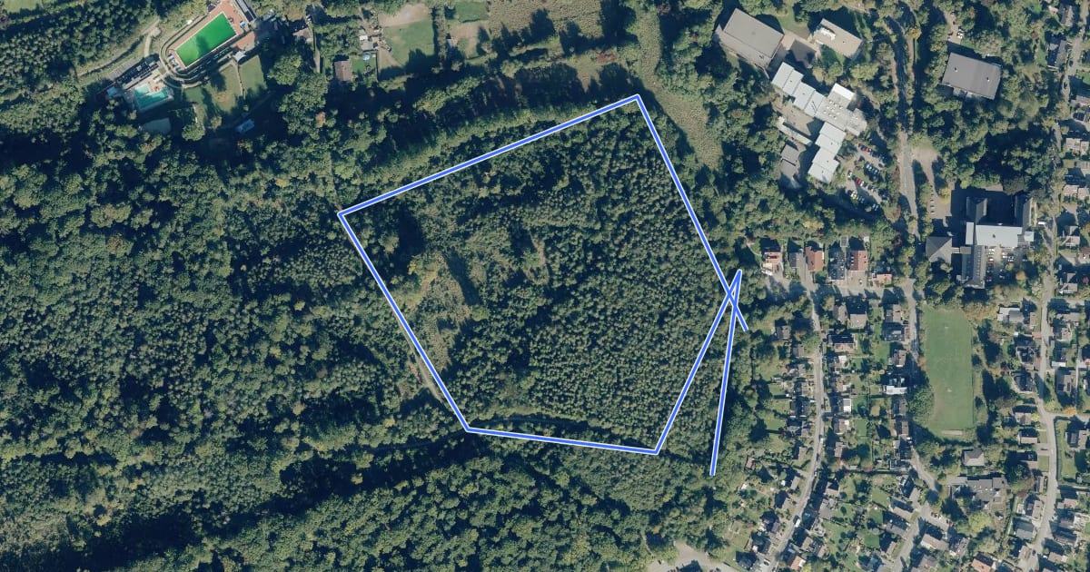 Маршрут Waldemei Rundweg A5 на спутниковом снимке