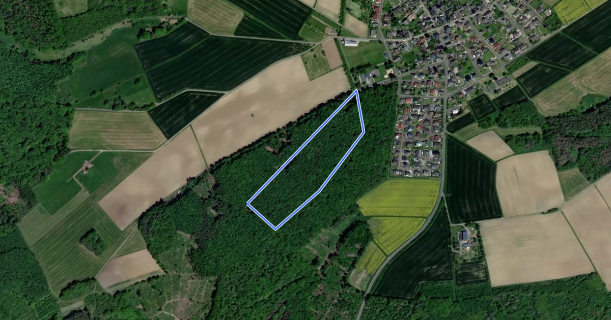 Маршрут Walderlebnisweg Heilberscheid на спутниковом снимке
