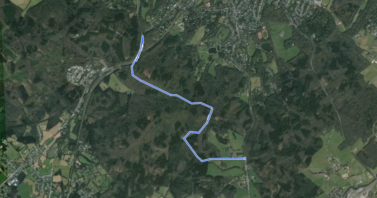 Маршрут Waldschenke (13) - Köpfchen (37) на спутниковом снимке