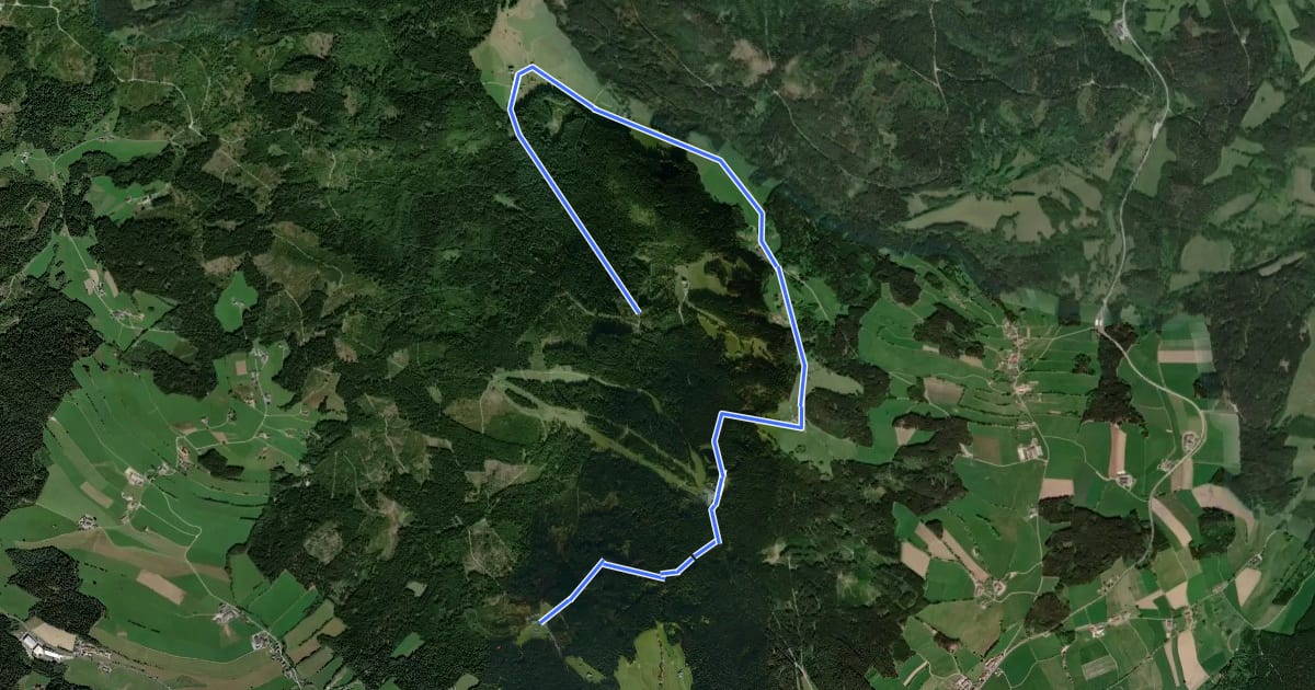 Маршрут Waldschenke - Dürnau - Ablege 15 на спутниковом снимке
