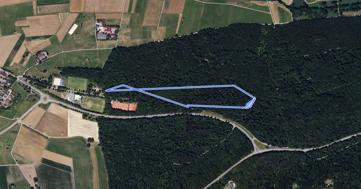 Маршрут Waldsportpfad Magstadt на спутниковом снимке